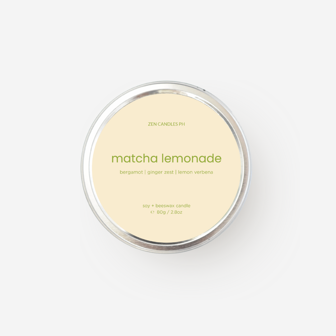 Matcha Lemonade Scented Candle Tin