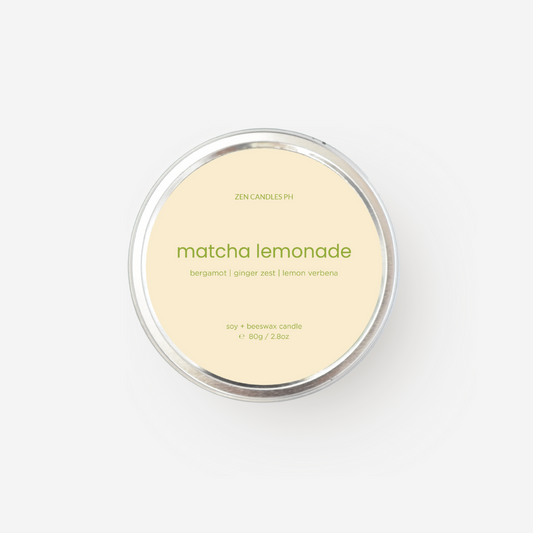 Matcha Lemonade Scented Candle Tin