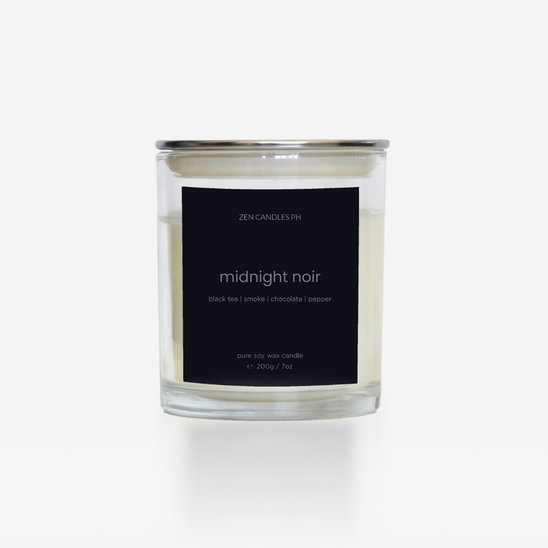 Midnight Noir Scented Candle Jar