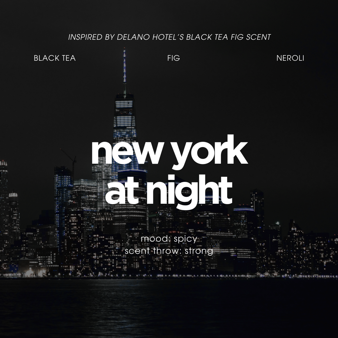 New York at Night Scented Candle Jar