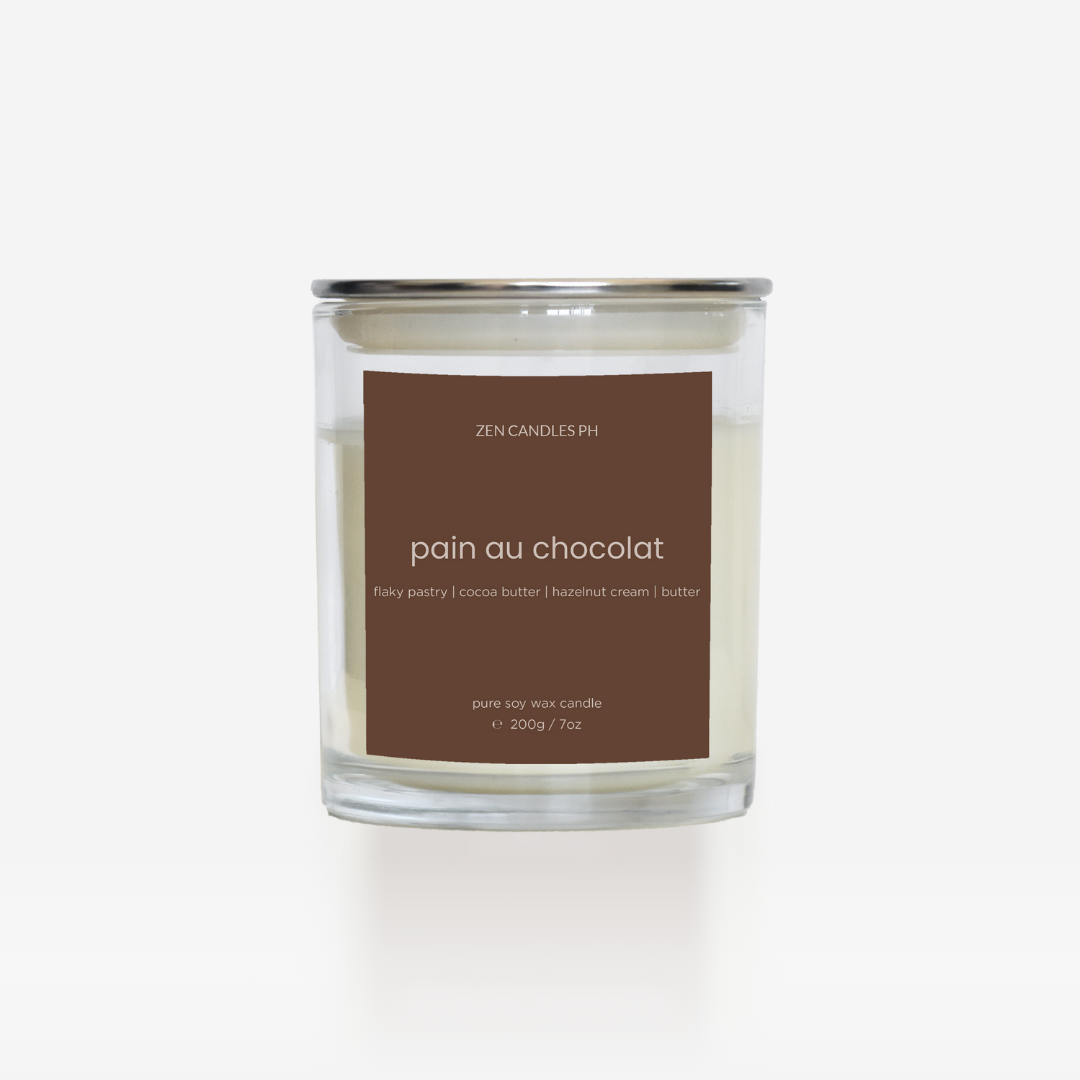 Pain au Chocolat Scented Candle Jar