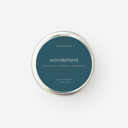 Wonderland Scented Candle Tin